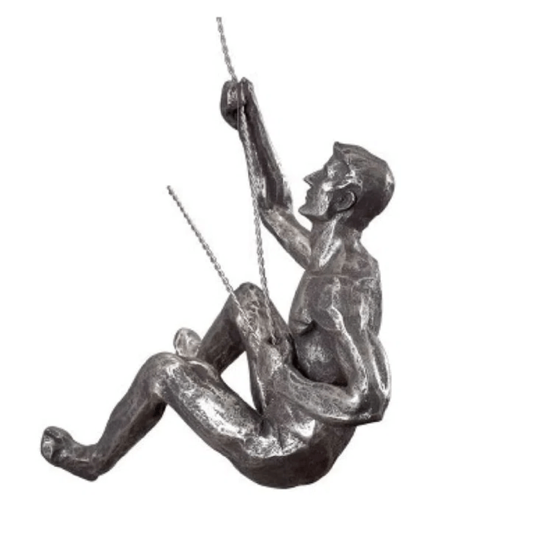 industrial style rock climbing little people bar living room TV background wall decoration art pendant creative,Climbing Men Man Wall Art Decor Sculpture - Perfect Home Decor Gift
