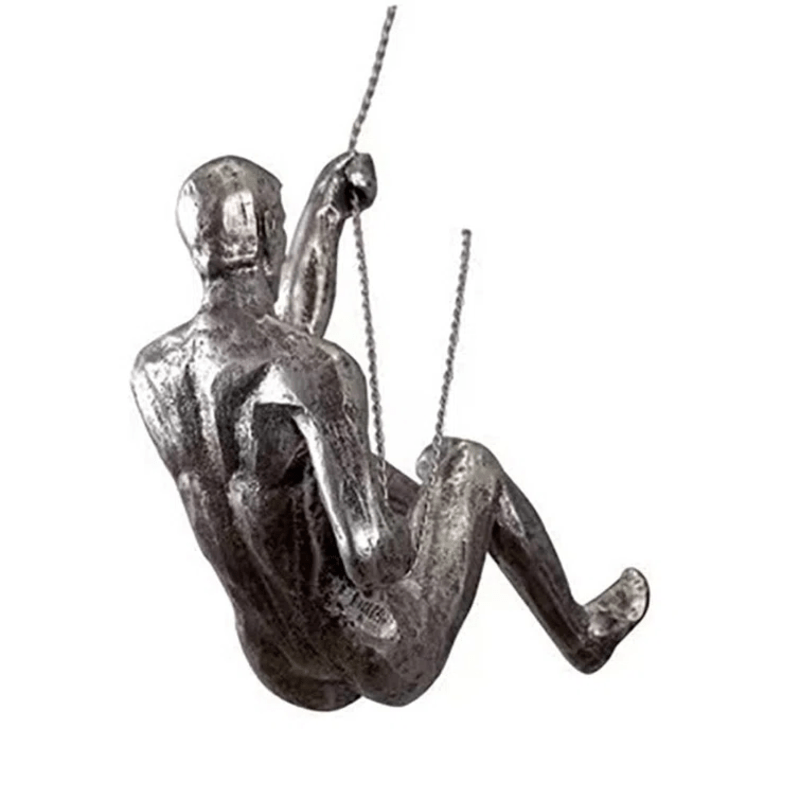 industrial style rock climbing little people bar living room TV background wall decoration art pendant creative,Climbing Men Man Wall Art Decor Sculpture - Perfect Home Decor Gift