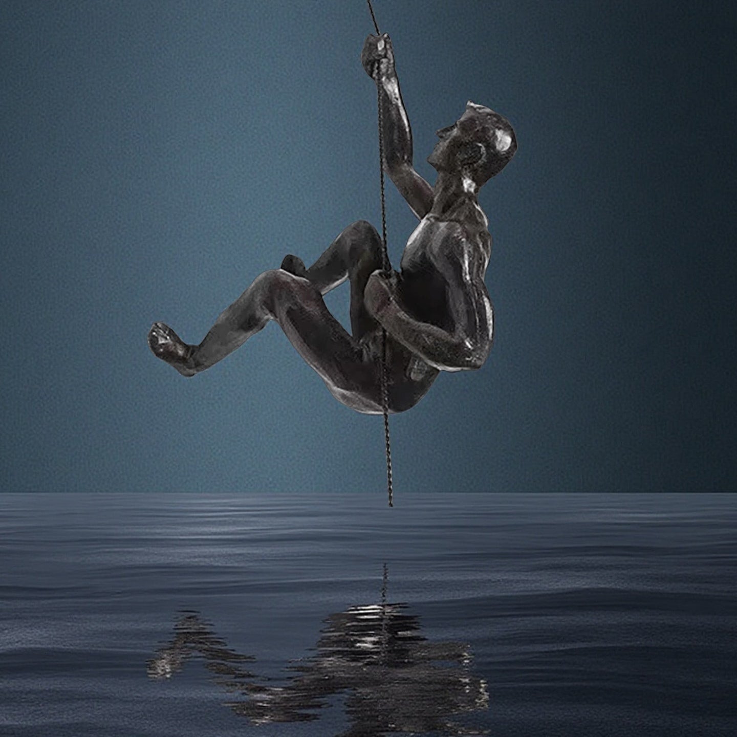 industrial style rock climbing little people bar living room TV background wall decoration art pendant creative,Climbing Men Man Wall Art Decor Sculpture - Perfect Home Decor Gift