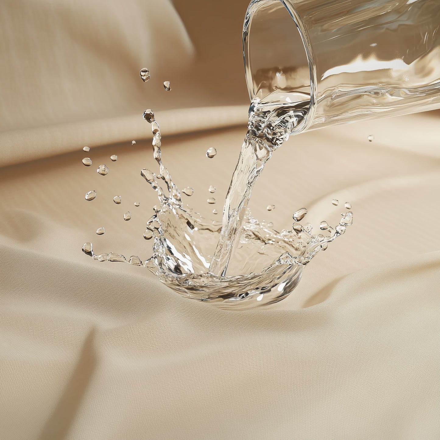 2PCS Outdoor Curtains for Patio, Waterproof Outside Curtains Premium Weatherproof Privacy Curtains for Porch Pergola Deck Backyard, Beige (Blackout),